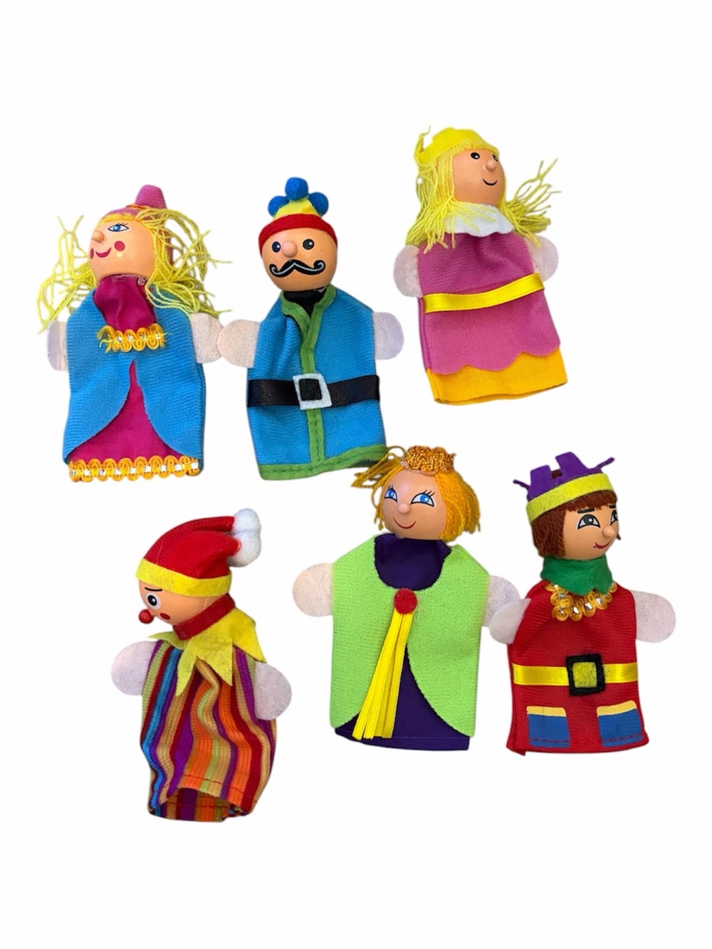 Finger Puppet ROYAL Family Educational 6 Pieces